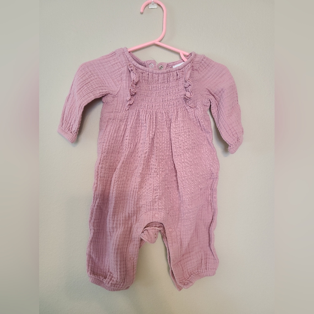 Cat & Jack Mauve Kids One Piece Footie